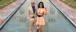Amazon-Chef Jeff Bezos und seine Partnerin Lauren Sanchez.