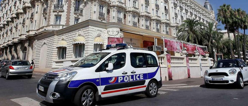 Polizeiwagen in Cannes