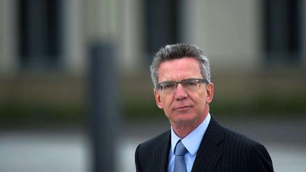 In Erklärungsnot. Verteidigungsminister Thomas de Maiziere.