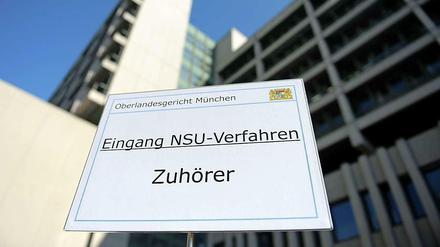 Der NSU-Prozess am Oberlandesgericht München.