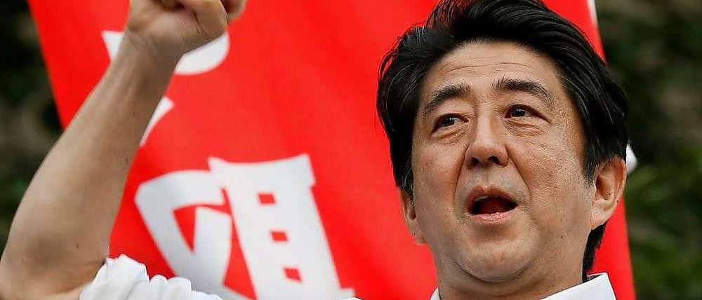 Japans Premier Shinzo Abe