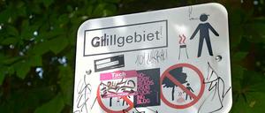 Noch ist das Grillen in einem kleinen Teil des Monbijouparks erlaubt - das aber könnte sich zum nächsten Jahr ändern.