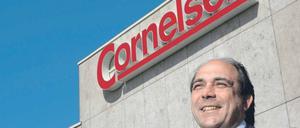 Blick nach vorn. Cornelsen-Chef Alexander Bob sagt: „Nichtstun ist keine Option“. Mitarbeiter werfen ihm rüde Methoden vor. Foto: Imago