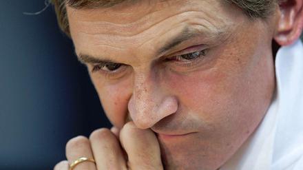 Barcelonas Trainer Tito Vilanova ist menschlich enttäuscht von Pep Guardiola.