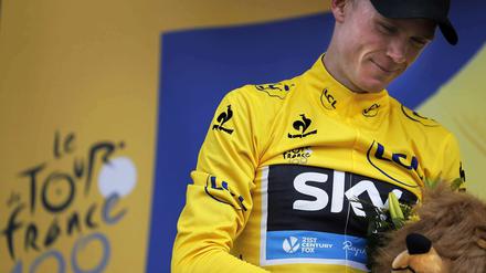 Christopher Froome verließ wütend die Pressekonferenz.