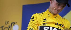 Christopher Froome verließ wütend die Pressekonferenz.