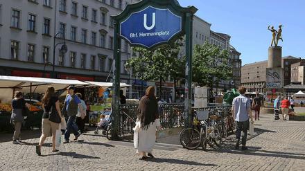Die U-Bahn am Hermannplatz in Neukölln - bisher nicht sehr einladend.
