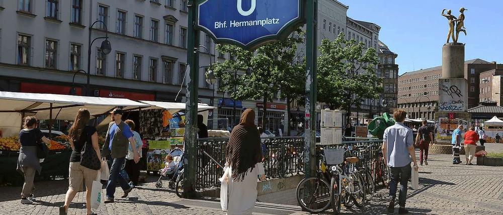 Die U-Bahn am Hermannplatz in Neukölln - bisher nicht sehr einladend.