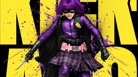 Metzelt Männer: Chloë Grace Moretz als Hit Girl, hier auf einem Werbebild für den neuen Film.