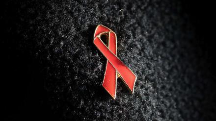 Die Aids-Schleife.