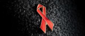 Die Aids-Schleife.