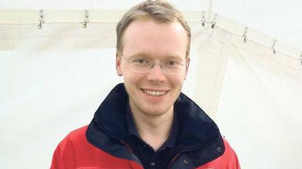 Kenner und Könner: Ferdinand Worel, 21, aus Steglitz, Rettungsassistent beim Malteser Hilfsdienst.