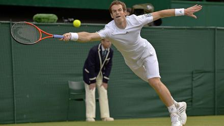 Strecken für den Sieg. Andy Murray drehte ein verloren geglaubtes Spiel.
