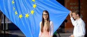 Stolze Jugend. Bei der offiziellen Zeremonie am Montag in der Hauptstadt Zagreb