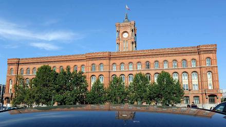 Vom steigenden Grundwasser bedroht: Der Keller des Roten Rathauses in Berlin muss immer wieder ausgepumpt werden.