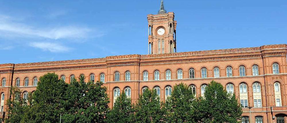 Vom steigenden Grundwasser bedroht: Der Keller des Roten Rathauses in Berlin muss immer wieder ausgepumpt werden.