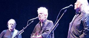 Stephen Stills, Graham Nash und David Crosby in der Max-Schmeling-Halle.
