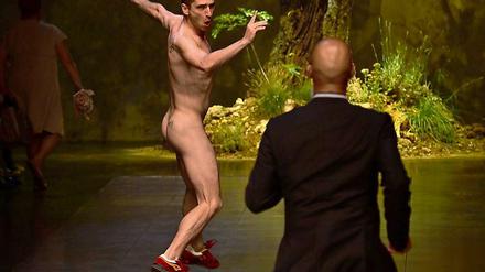 "Miky der Flitzer" auf der Show von Dolce &amp; Gabbana