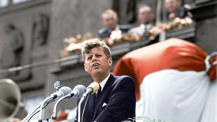 John F. Kennedy in Berlin.