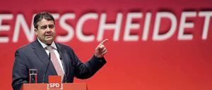 Sigmar Gabriel auf dem Parteikonvent der SPD am vergangenen Sonntag