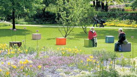 Grüne Wonne. Die Landesgartenschau in Prenzlau wurde zwischen Stadtmauer und Wehranlagen eingerichtet. Sie dauert noch bis zum 6. Oktober.