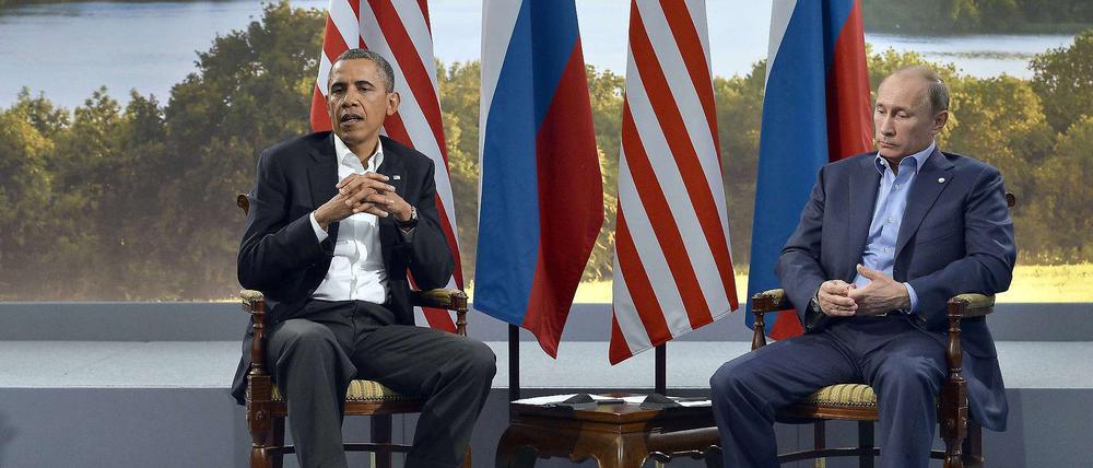 Obama und Putin auf dem G8-Gipfel.
