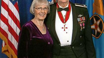 Gail Halvorsen mit seiner Ehefrau Lorraine.