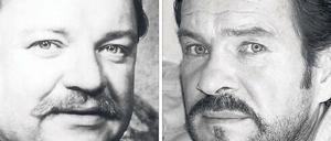 Vater und Sohn. Heinrich George (links) und Götz George. Foto: dpa