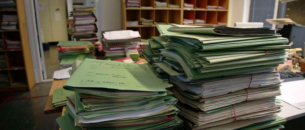 Hartz-IV-Klagen im Sozialgericht. Vor allem um die Übernahme der Mietkosten wird besonders oft gestritten.
