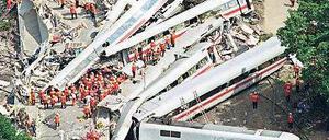 Die Katastrophe. 101 Menschen starben vor 15 Jahren im ICE 884 bei Eschede. Foto: dpa