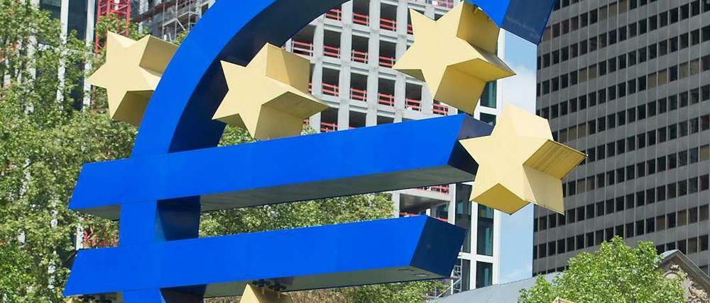 Die Europäischen Zentralbank (EZB) in Frankfurt am Main.