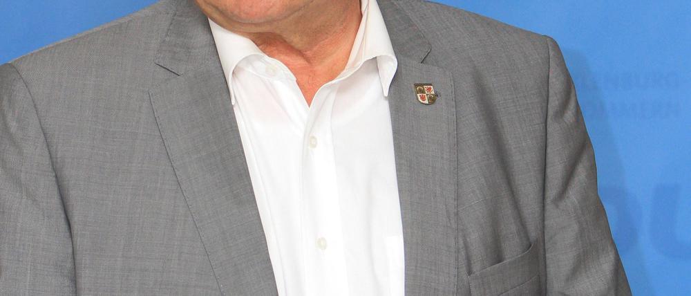  Lorenz Caffier,  Innenminister von Mecklenburg-Vorpommern. 