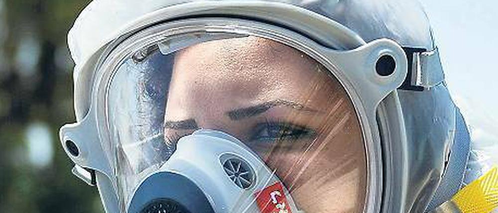 Ernstfall proben. In den vergangenen Tagen hat sich Israel im Rahmen einer landesweiten Zivilschutzübung auf einen möglichen Raketenangriff vorbereitet.