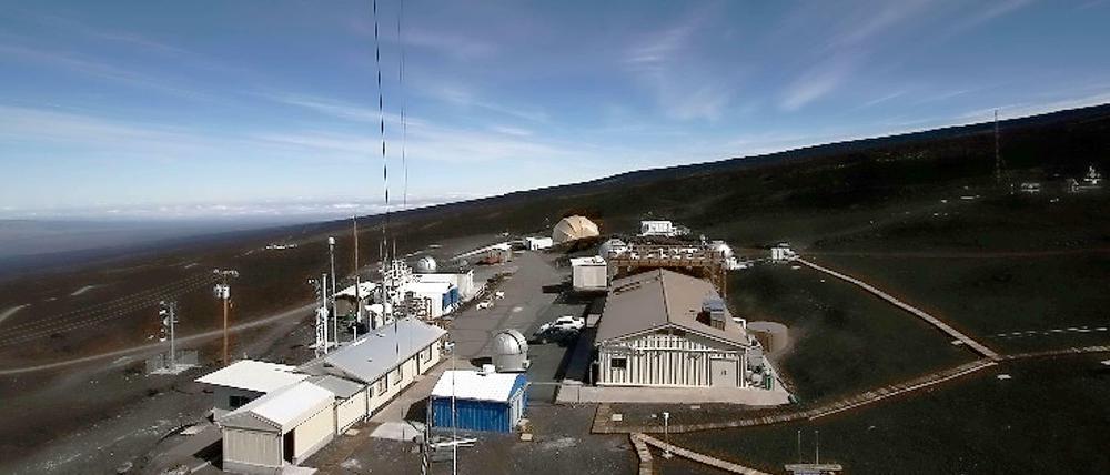 Seit 1958 wird am Mauna Loa kontinuierlich der Kohlendioxidgehalt in der Luft bestimmt. Keine andere Messstation kann auf eine so lange Messreihe verweisen.
