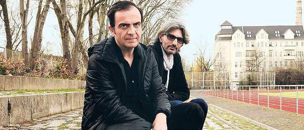 Was zählt, ist auf'm Platz: Neço Çelik und Imran Ayata im Willy-Kressmann-Stadion.