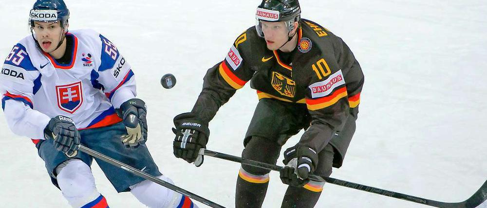Paarlauf. Der Slowake Mario Bliznak (links) und Christian Ehrhoff.