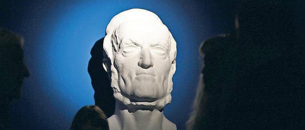 Die Büste von Richard Wagner.