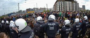 Pfefferspray wird in den letzten Jahren verstärkt von der Polizei eingesetzt, um mutmaßlich gewalttätige Demonstranten außer Gefecht zu setzen. Die Jusos wollen das jetzt erschweren.