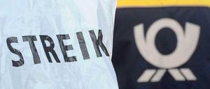 Bei der Deutschen Post soll am Dienstag wieder gestreikt werden. Verdi rief zur bundesweiten Arbeitsniederlegung auf.