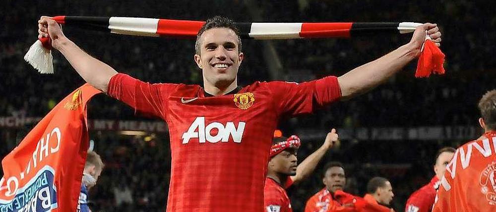 Teufelskerl: Robin van Persie schoss ManU zum Titel.