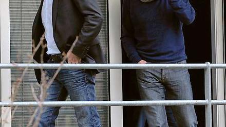 Dirk Dufner (links) und Freiburgs Trainer Christian Streich.