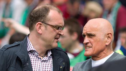 Zwei durch dick und dünn. Jörg Schmatdke (links) und Martin Kind (rechts).