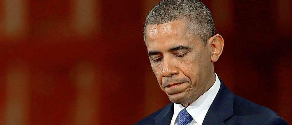 Schwere Zeiten für Obama.