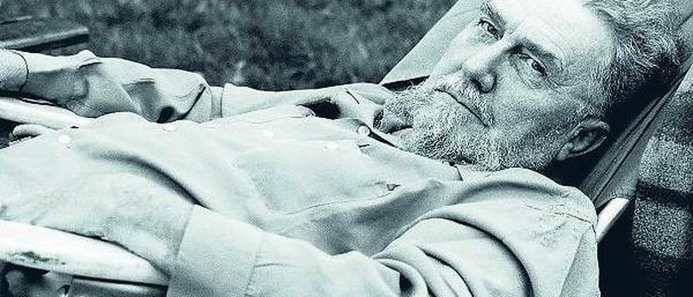 Der Dichter Ezra Pound (1885-1972). 
