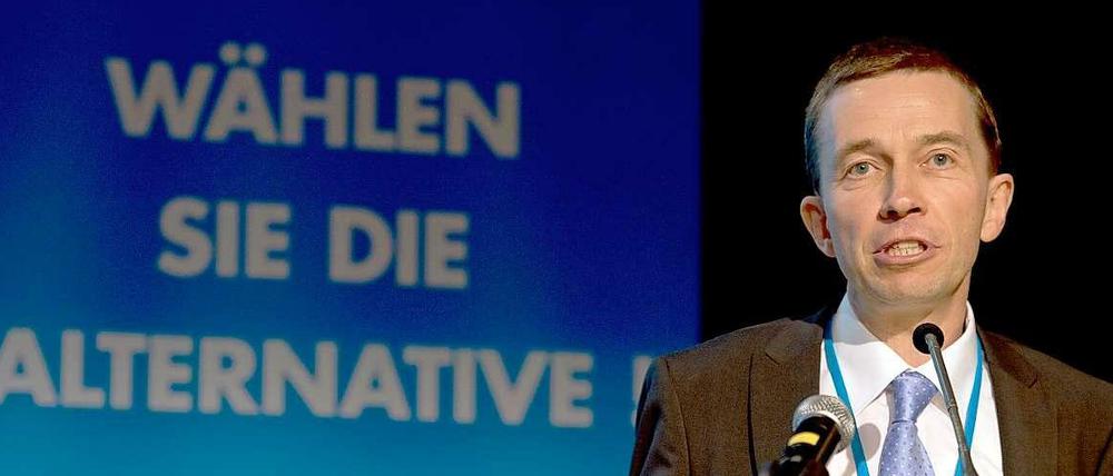 Bernd Lucke, Chef und Mitbegründer der Partei "Alternative für Deutschland" 