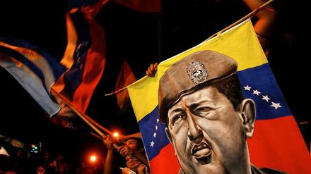 Der Übervater: Hugo Chavez' Tod hatte die Wahlen in Venezuela notwendig gemacht.