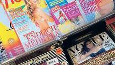 1542 Titel werden heute an den Kiosken verkauft. Tendenz steigend. Foto: dpa