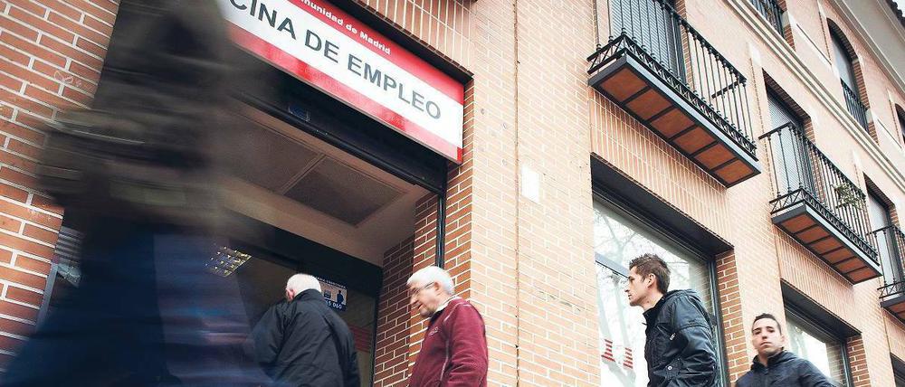 Hart getroffen. Besonders in Spanien und anderen südeuropäischen Schuldenländern ist die Arbeitslosigkeit hoch. 