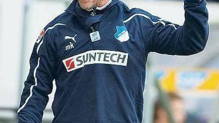 Das war Kurz. Nach gerade einmal drei Monaten im Amt wurde Marco Kurz gestern in Hoffenheim entlassen. Der Klub will nach eigener Aussage wieder zu seinem ursprünglichen Konzept zurückkehren und mit talentierten Nachwuchskräften arbeiten. Foto: dpa