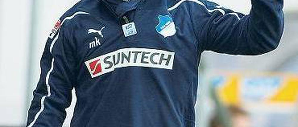 Das war Kurz. Nach gerade einmal drei Monaten im Amt wurde Marco Kurz gestern in Hoffenheim entlassen. Der Klub will nach eigener Aussage wieder zu seinem ursprünglichen Konzept zurückkehren und mit talentierten Nachwuchskräften arbeiten. Foto: dpa